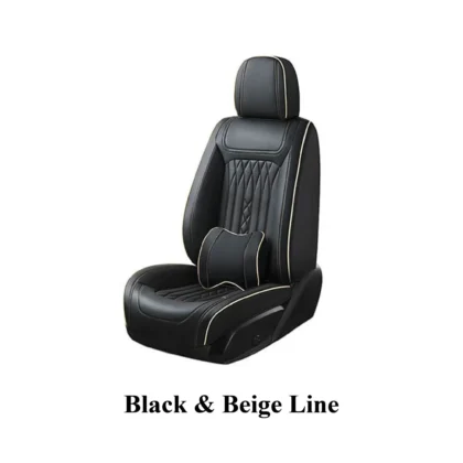 15. Black seat cover for elite car shine - vehicle car shop