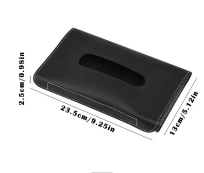 Leather Car Tissues Holder 02