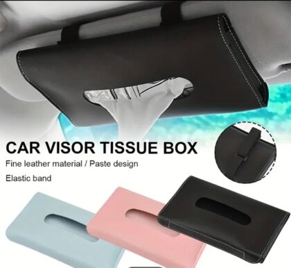 Leather Car Tissues Holder 01